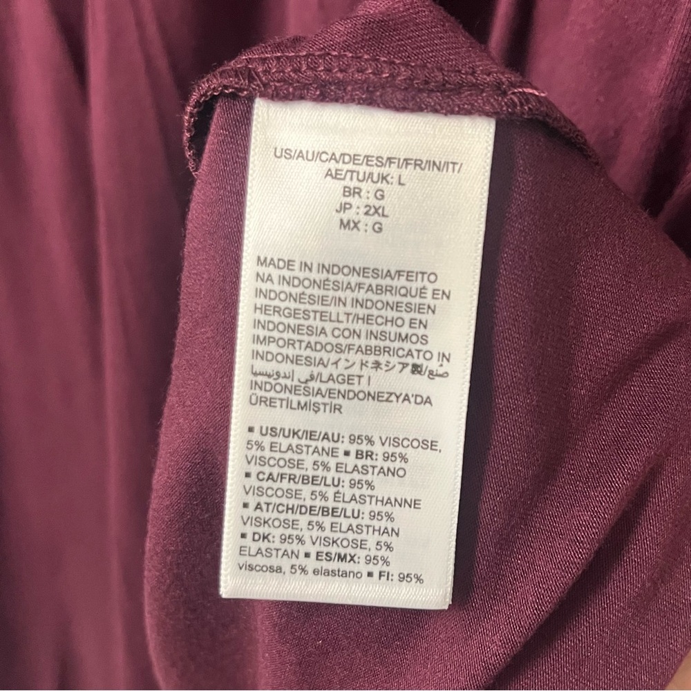 womens skirt size large purple plum fall lenzing ecoveero viscose pockets amazon - Picture 3 of 8